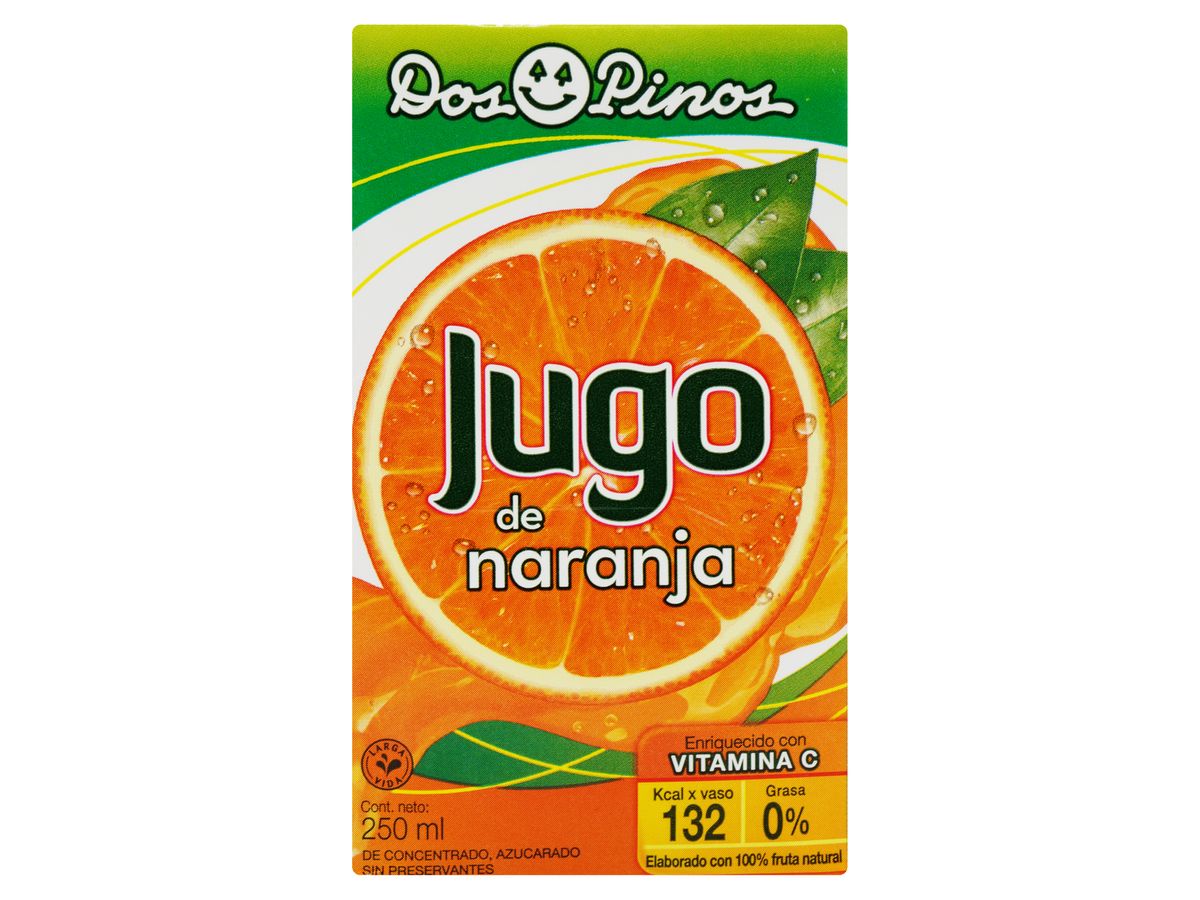 Jugo Dos Pinos Naranja Tetra - 250ml