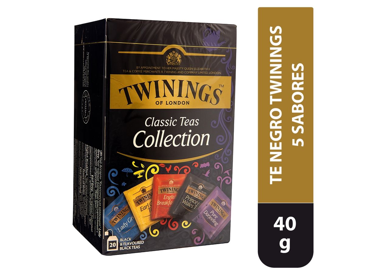 Té Twinings Negro 5 Sabores - 40 g