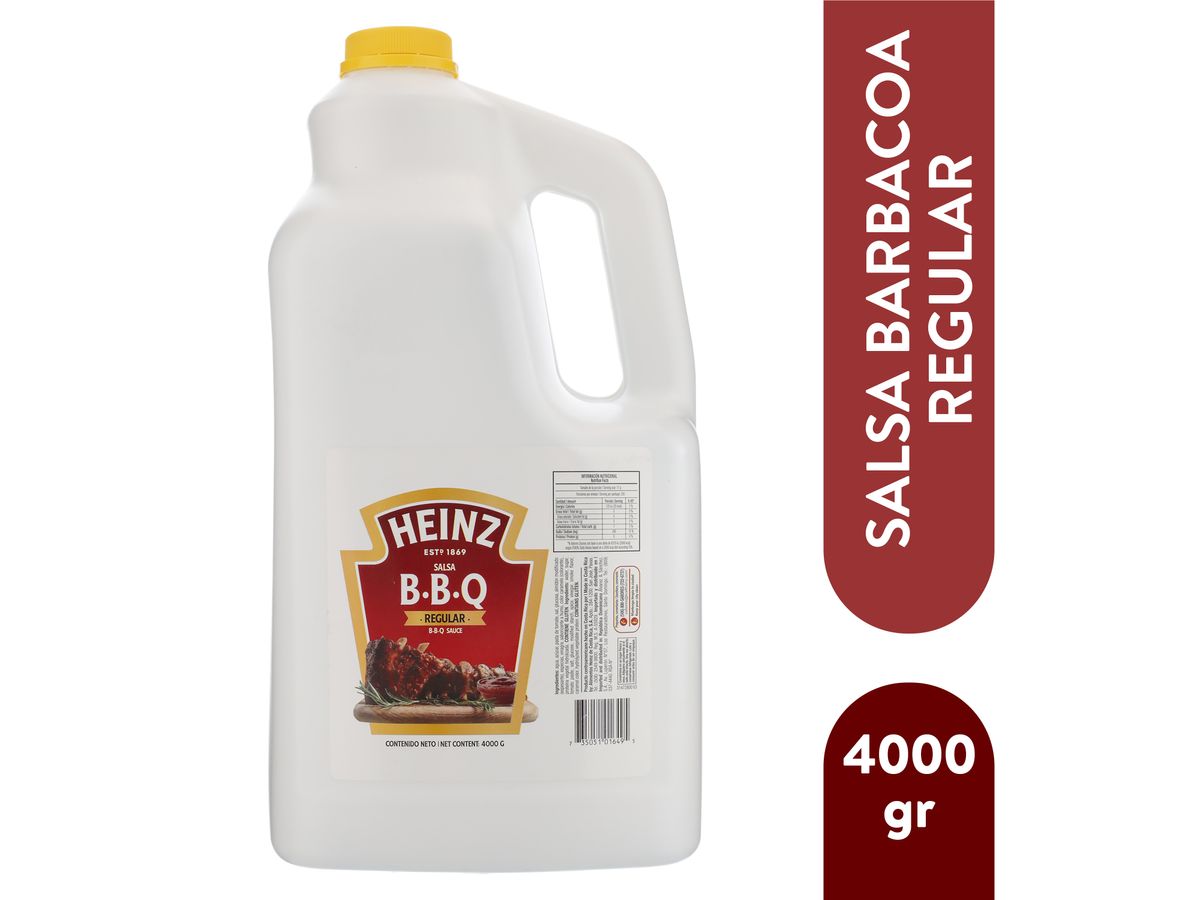 Salsa Heinz barbacoa regular - 4000 g
