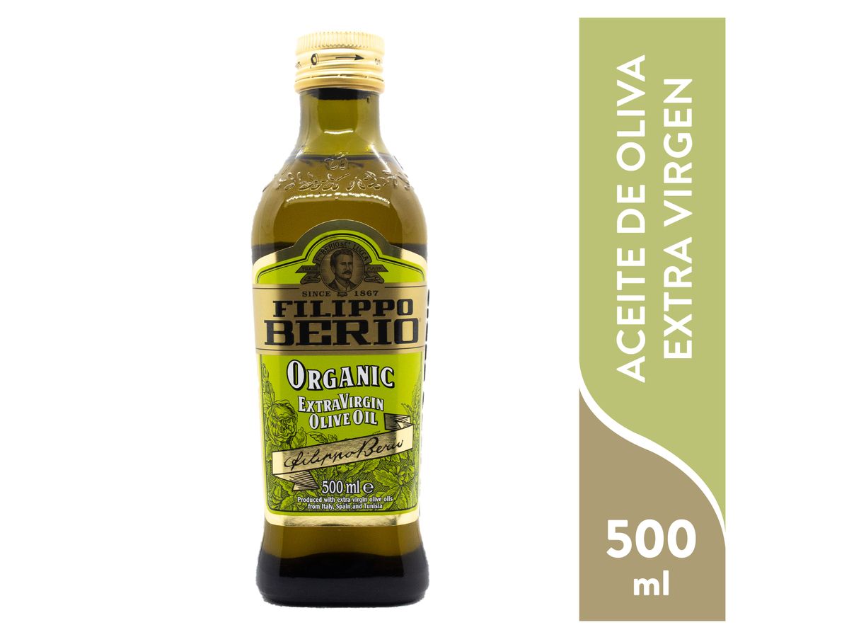 Aceite Filippo Berio Extra Oliva Organico - 500ml