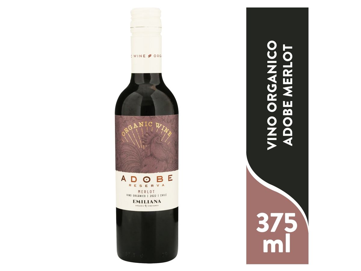 Vino Organico Adobe Merlot 375 Ml