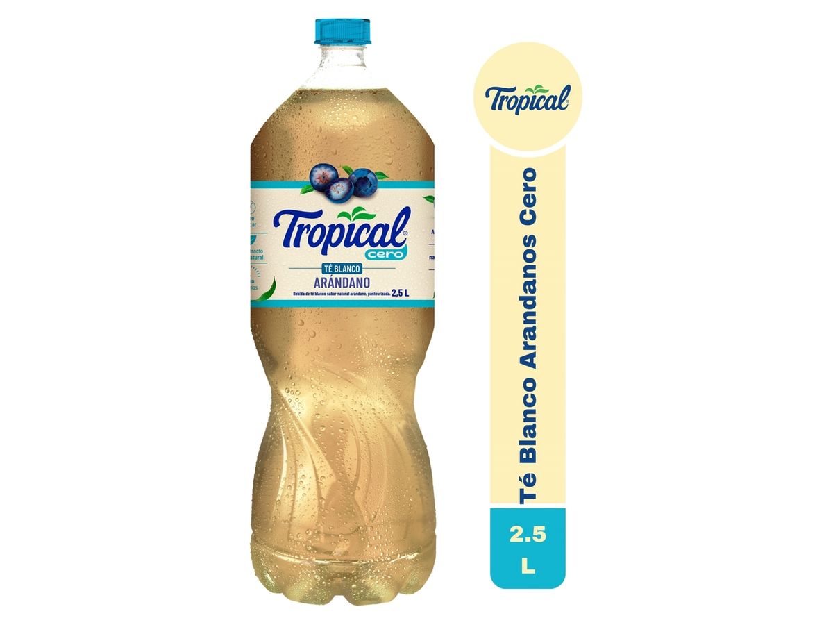 Refresco Tropical té blanco cero - 2.5 L