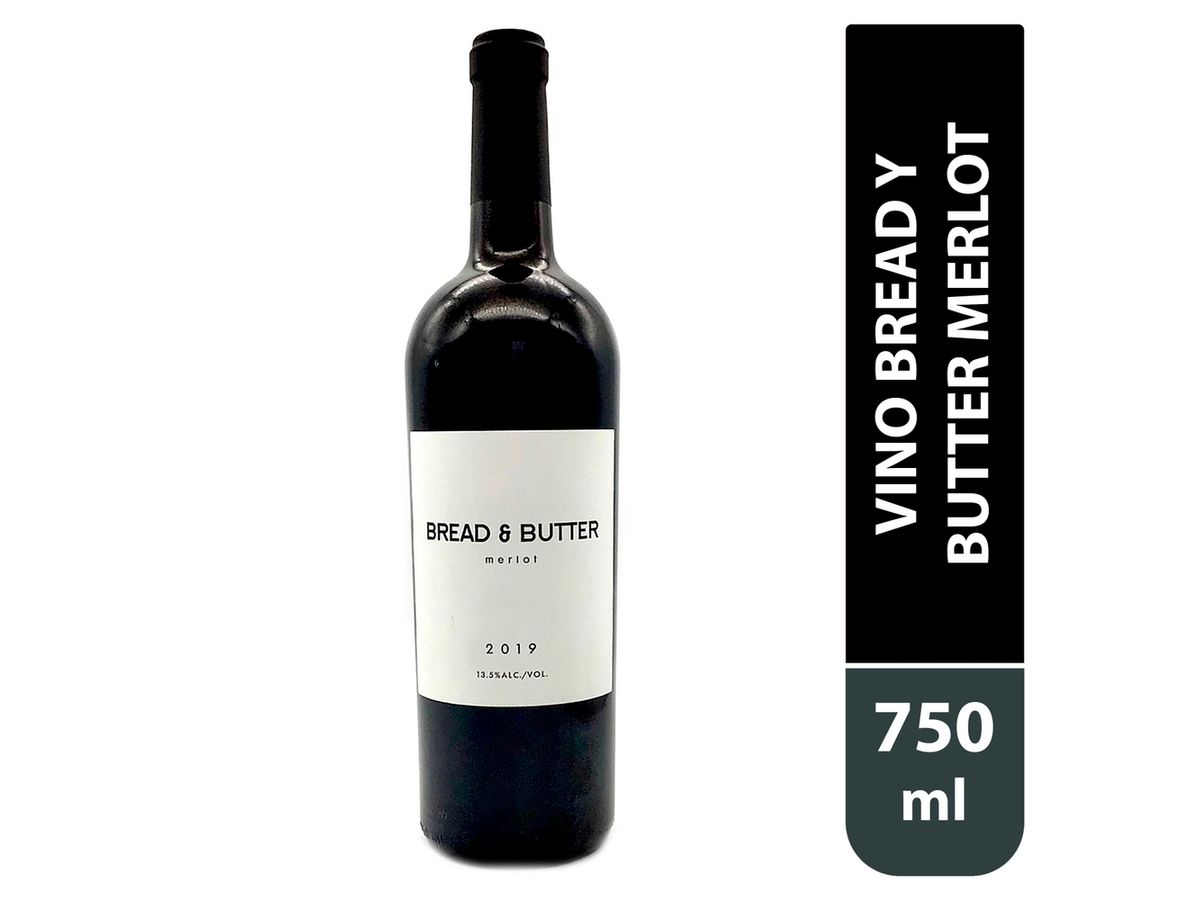 Vino Bread Y Butter Merlot 750 Ml