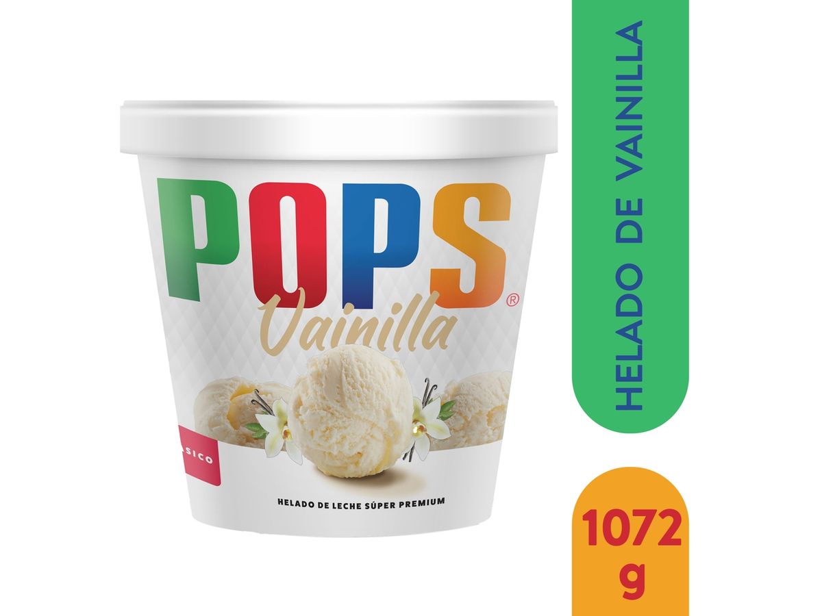 Helado Pops Vainilla - 1072 g