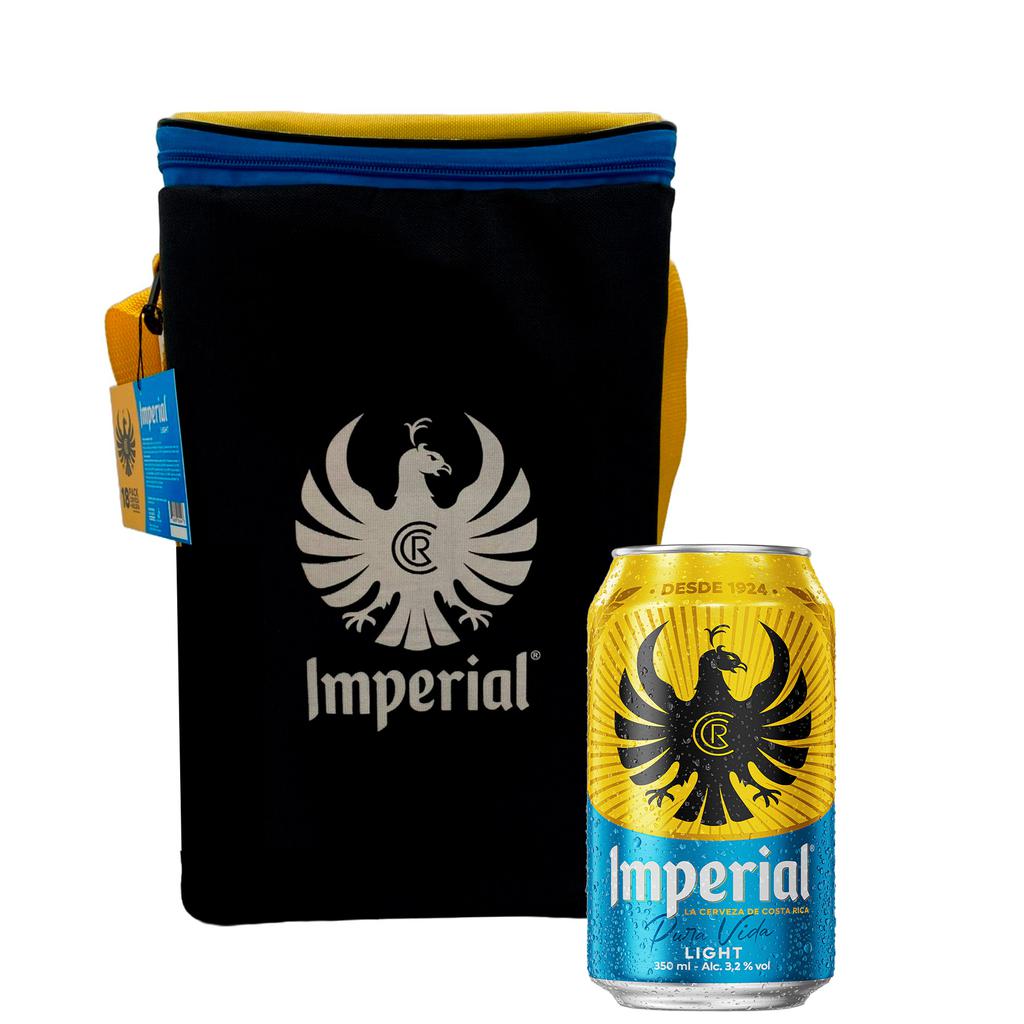 Imperial Light Cerveza en Lata + Bolso Hielera 18 Unidades / 350 mL