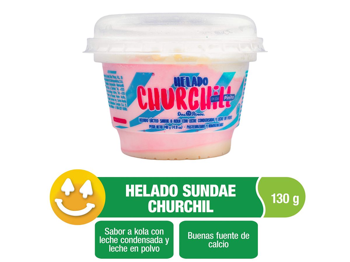 Helado Dos Pinos churchill leche condensada - 130 g