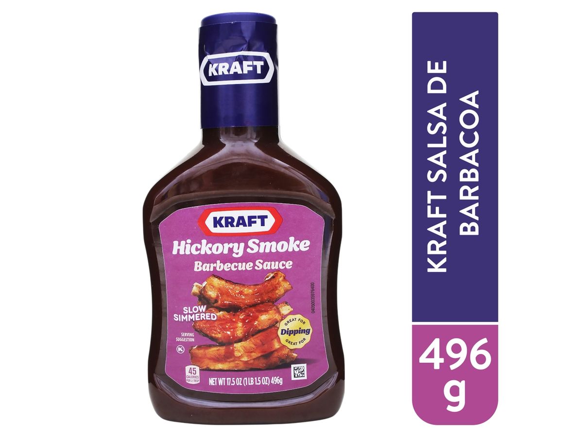Salsa Kraft de barbacoa ahumada y cocida a fuego lento - 496 g