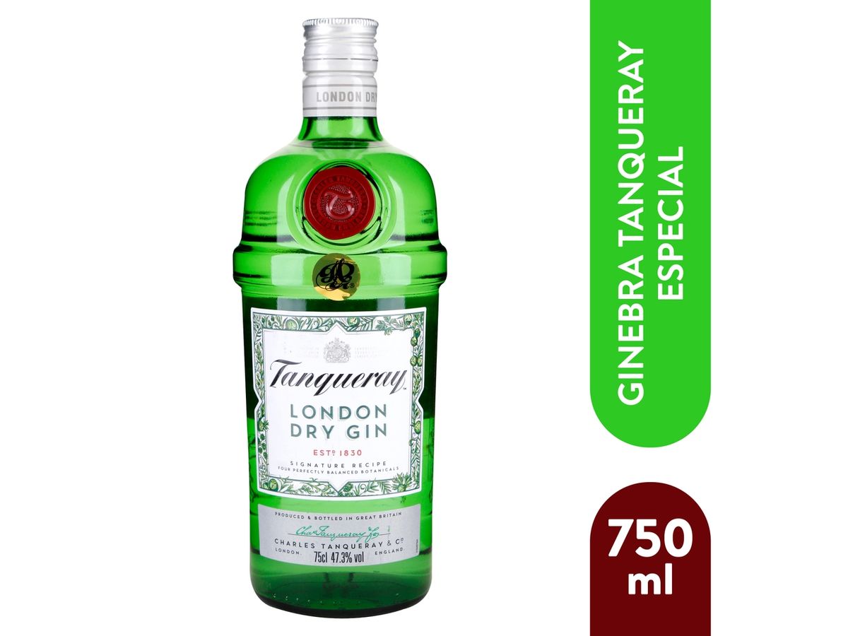 Ginebra Tanqueray London Dry -750 ml