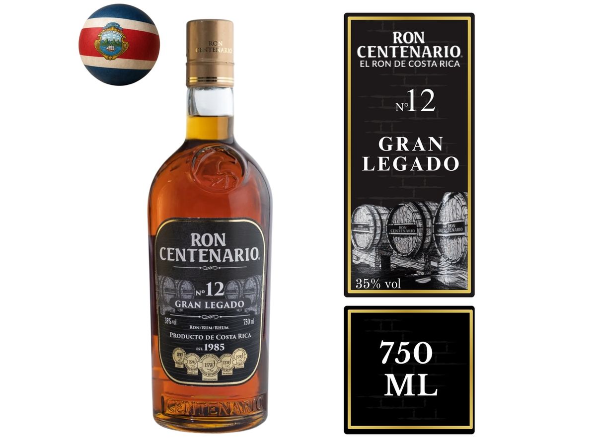 Ron Centenario Gran Legado 12 años - 750 ml