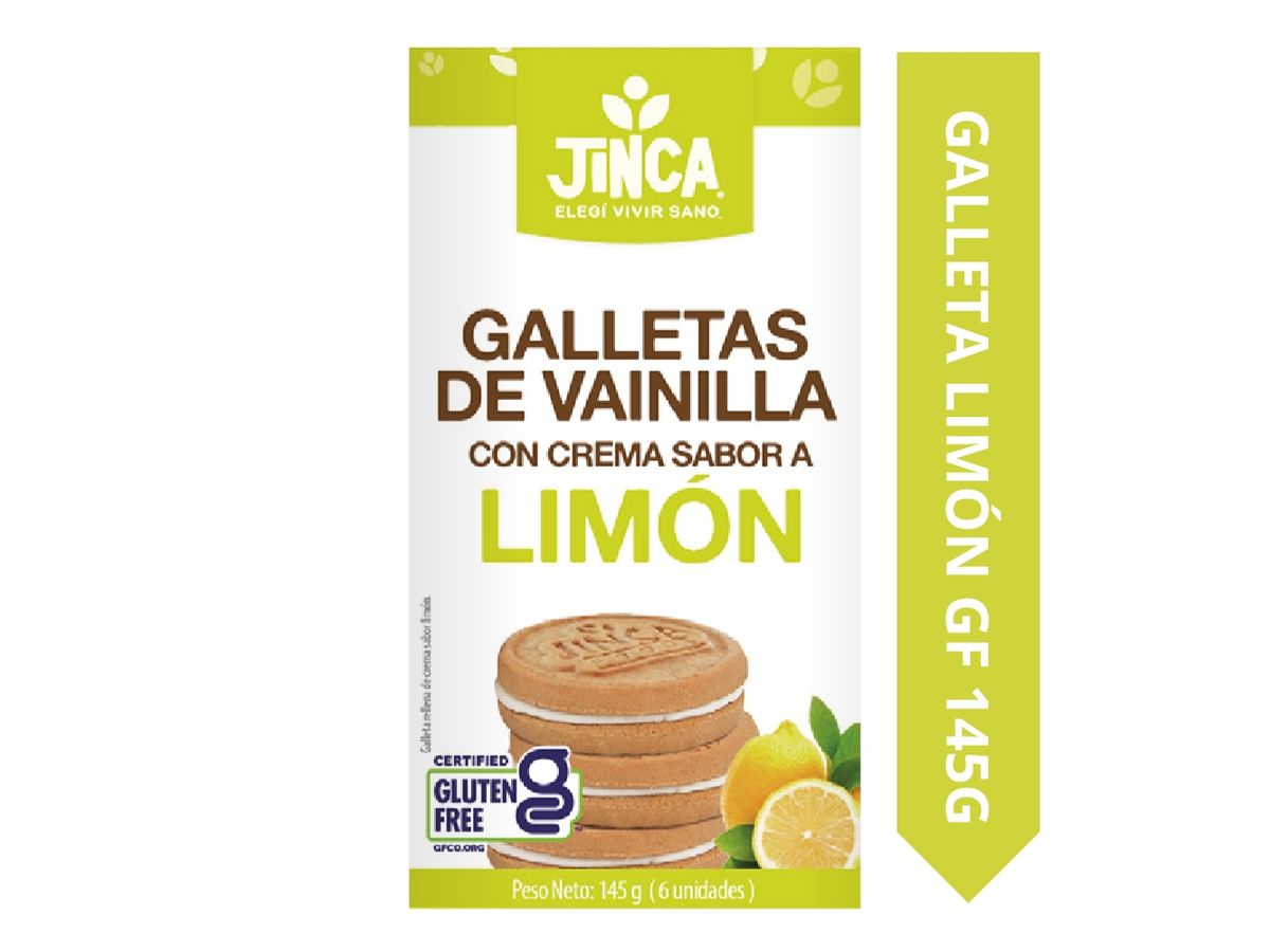 Galleta De Vainilla Limon Jinca 145gr