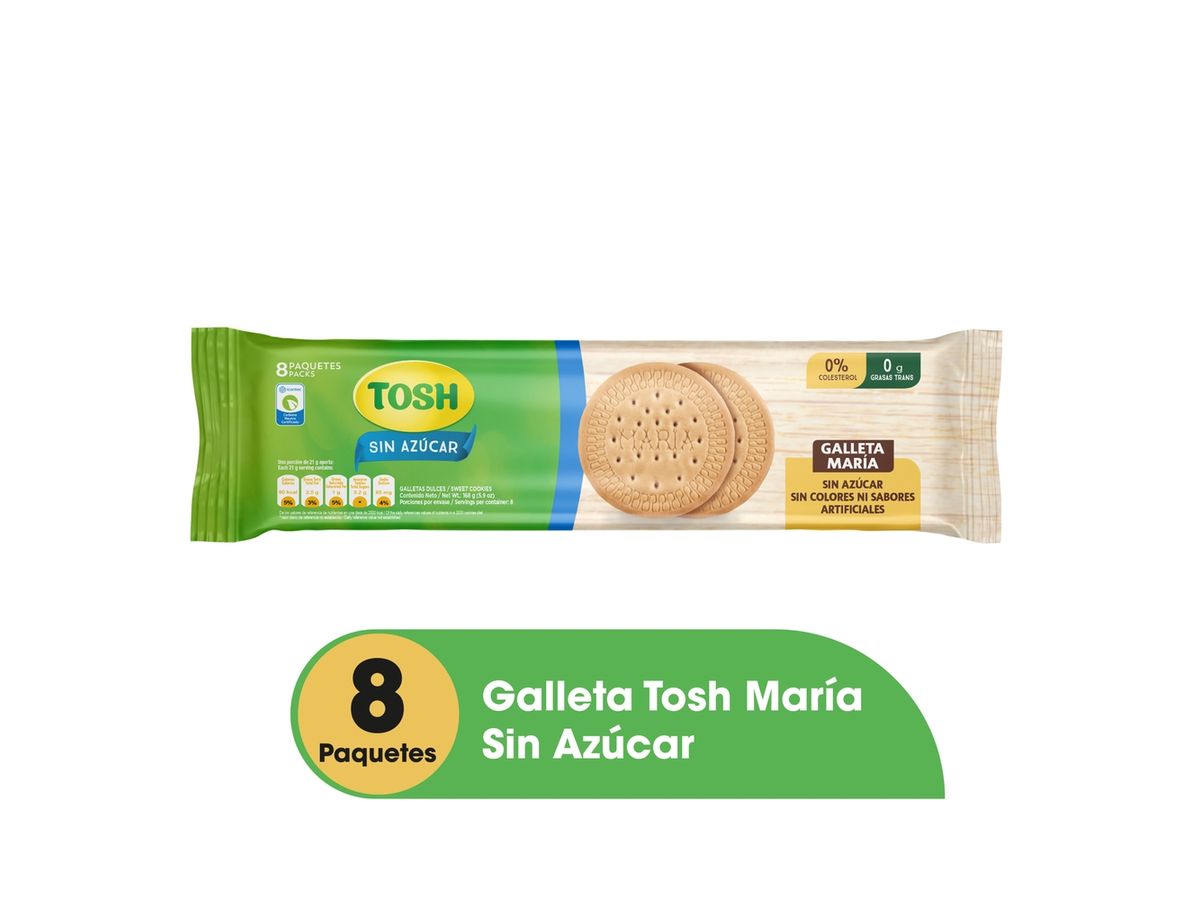 Galletas Tosh María sin azúcar - 168 g