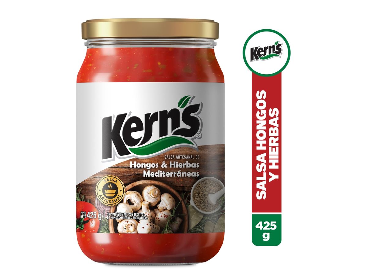 Salsa Kern's hongos y hierbas - 425 g