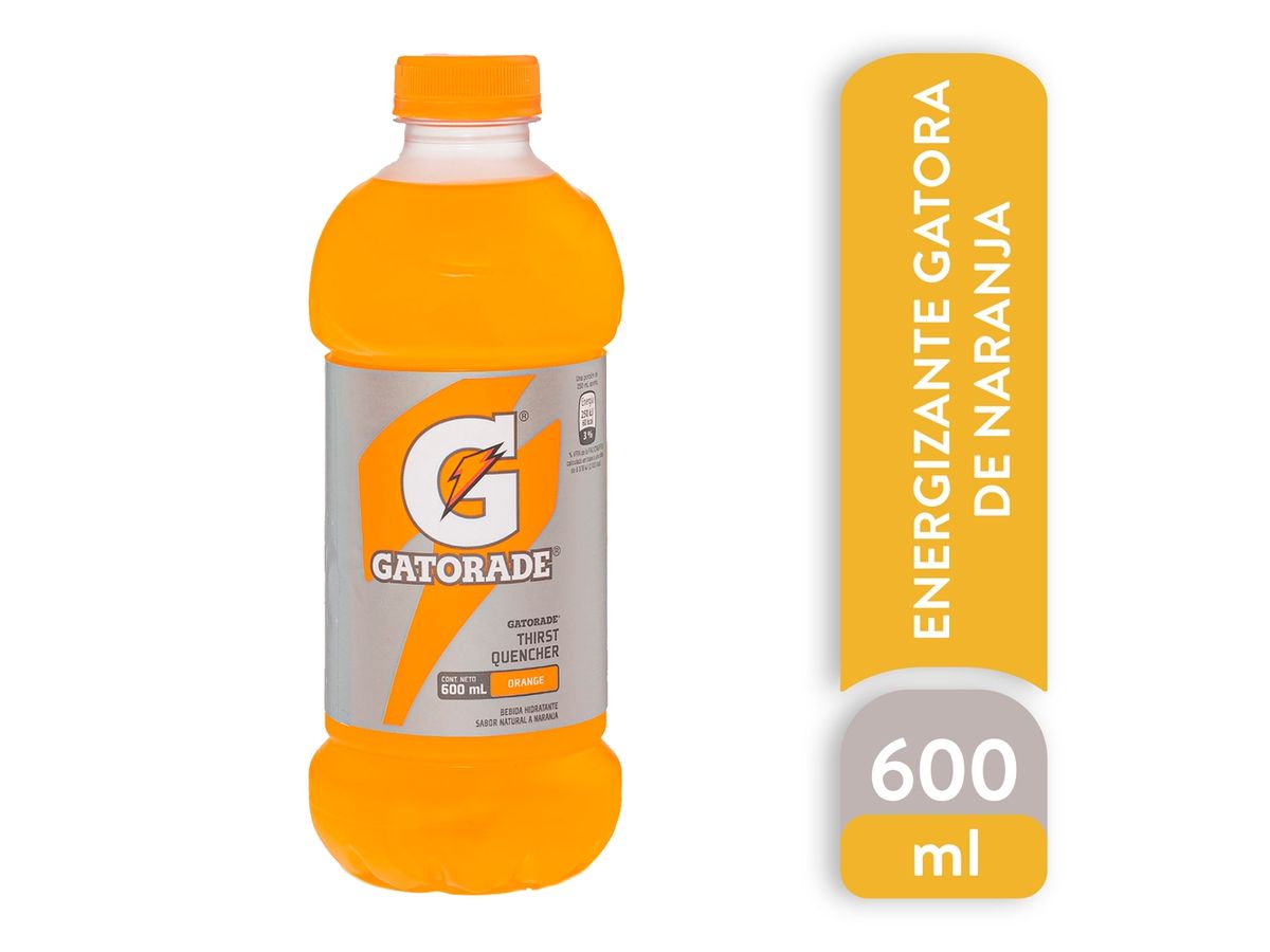 Energizante Gatorade Naranja - 600ml