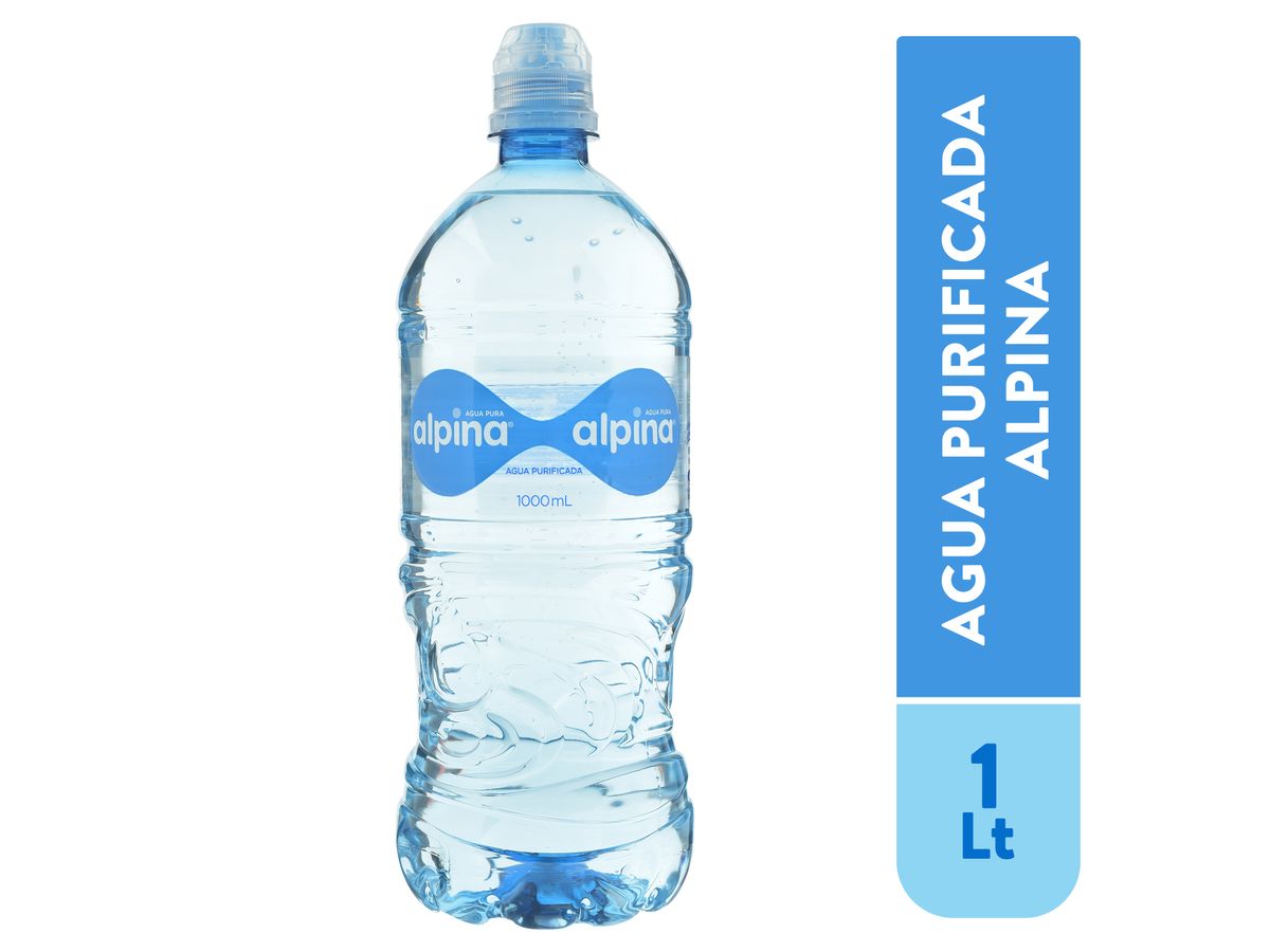 Agua Alpina Purificada Sportcap - 1000 ml