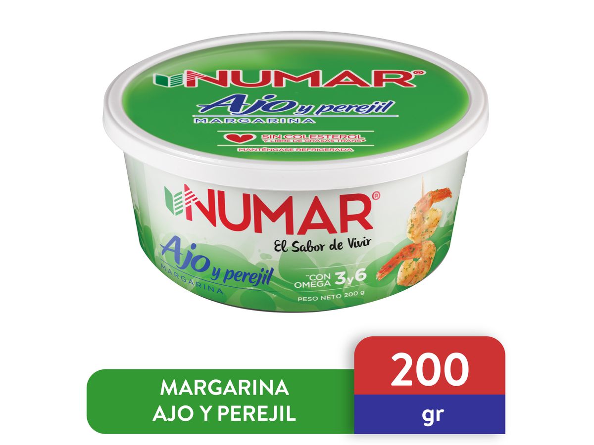 Margarina Numar Ajo Con Perejil - 200 g