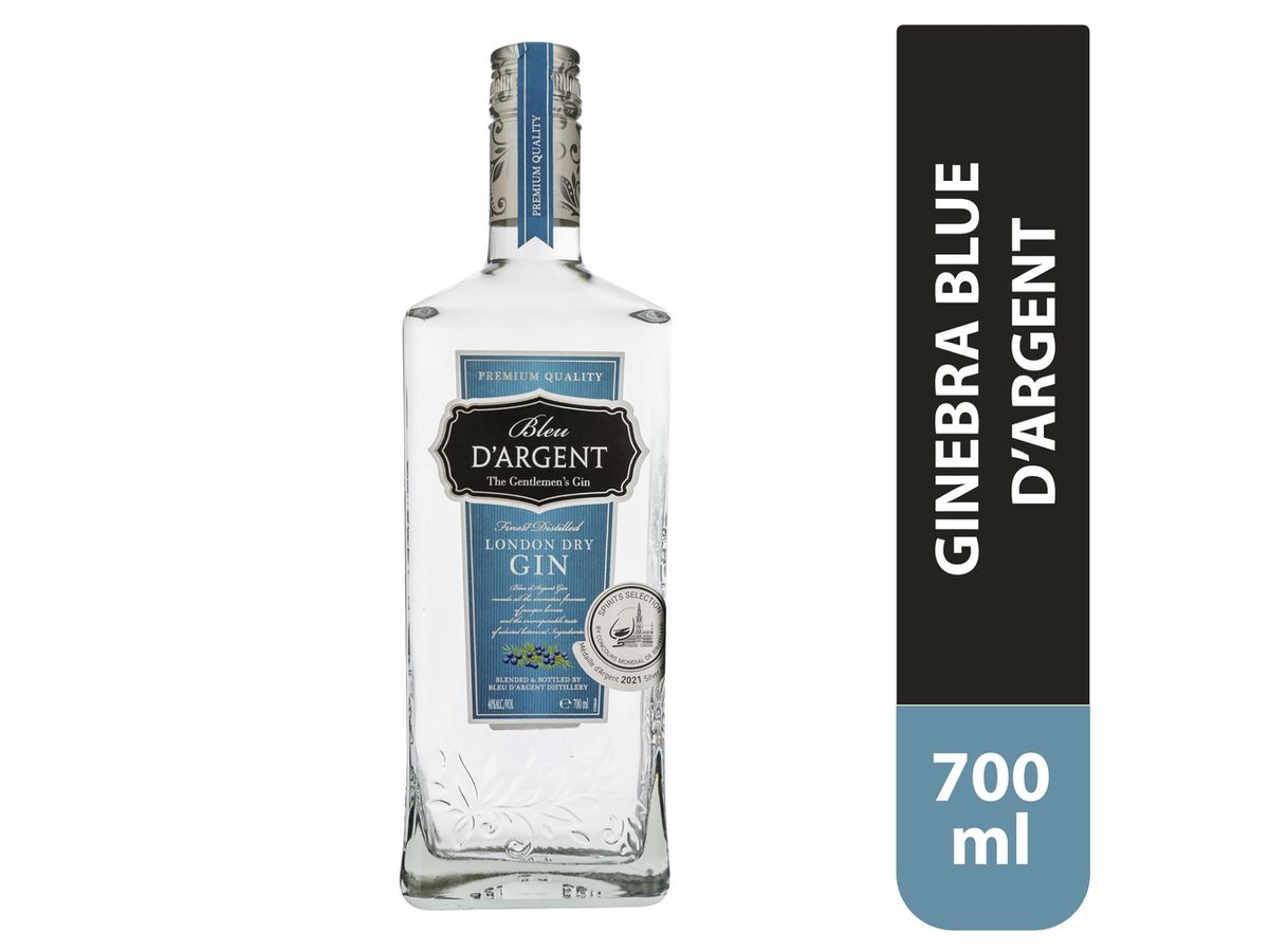Ginebra Bleu D' Argent premium - 700 ml