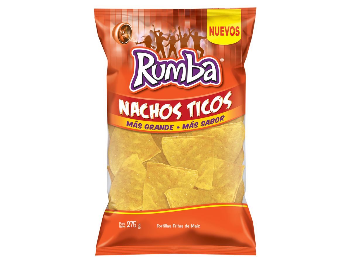 Snacks Rumba tosty nachos sabor tico - 275 g