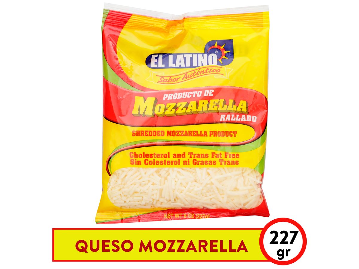 Queso El Latino mozzarella rallado - 227 g
