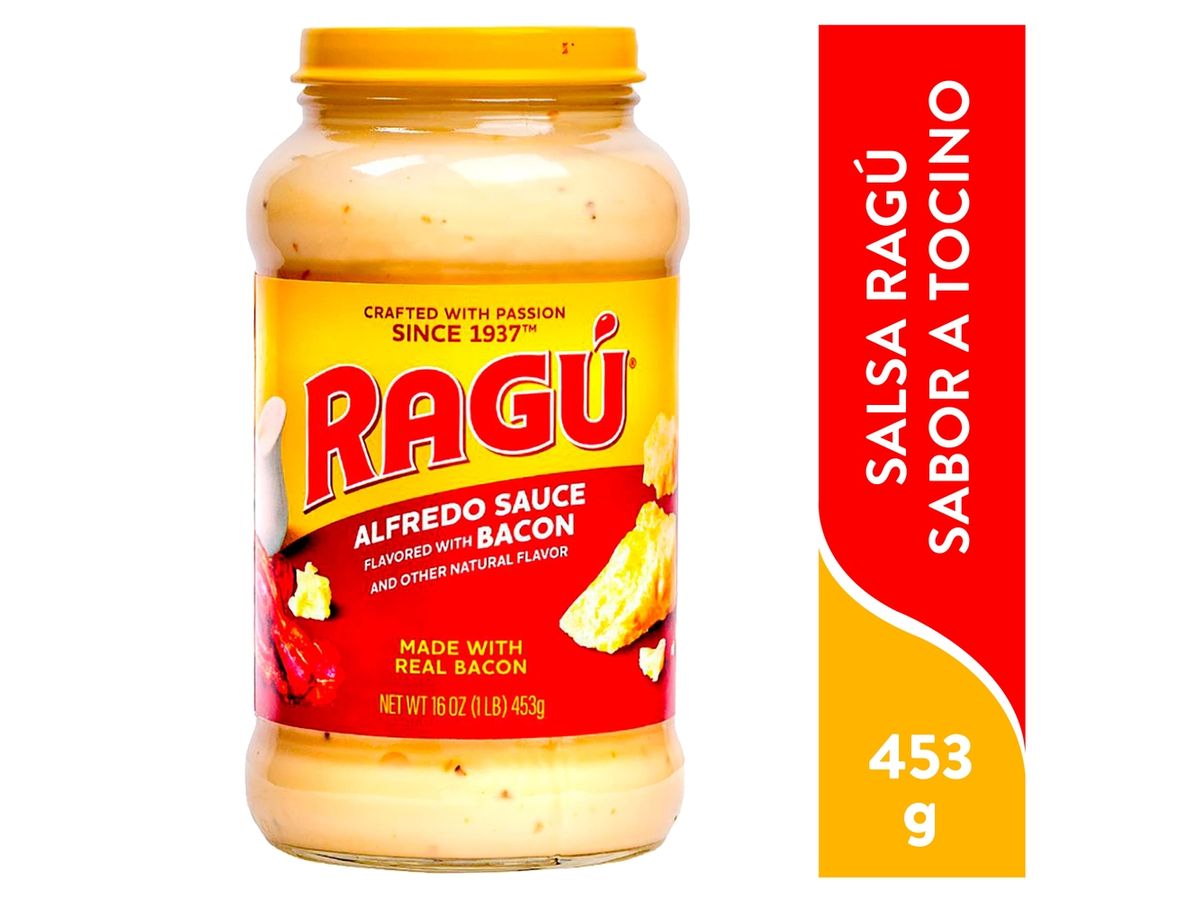 Salsa Blanca Ragú Tocino Alfredo -453 g