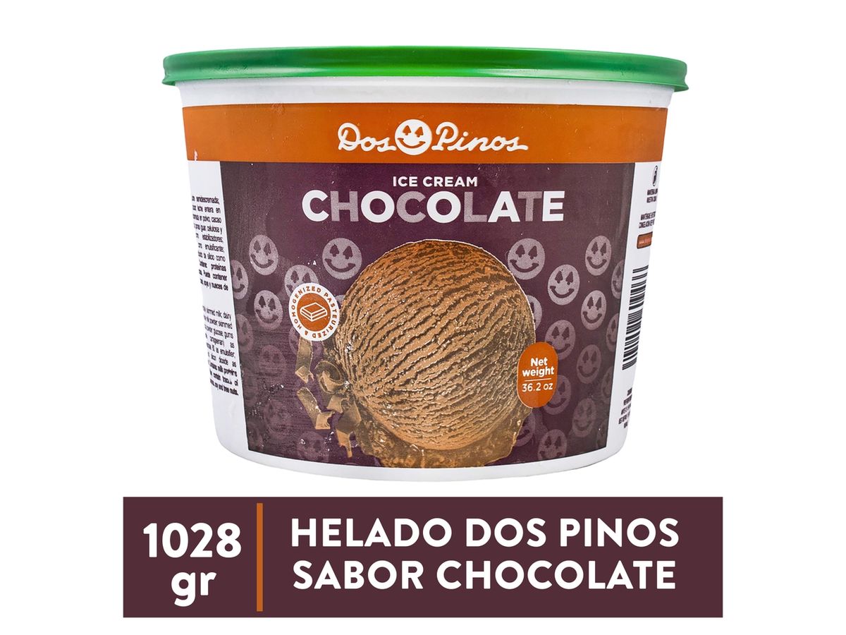 Helado Dos Pinos Sabor Chocolate - 1028 g