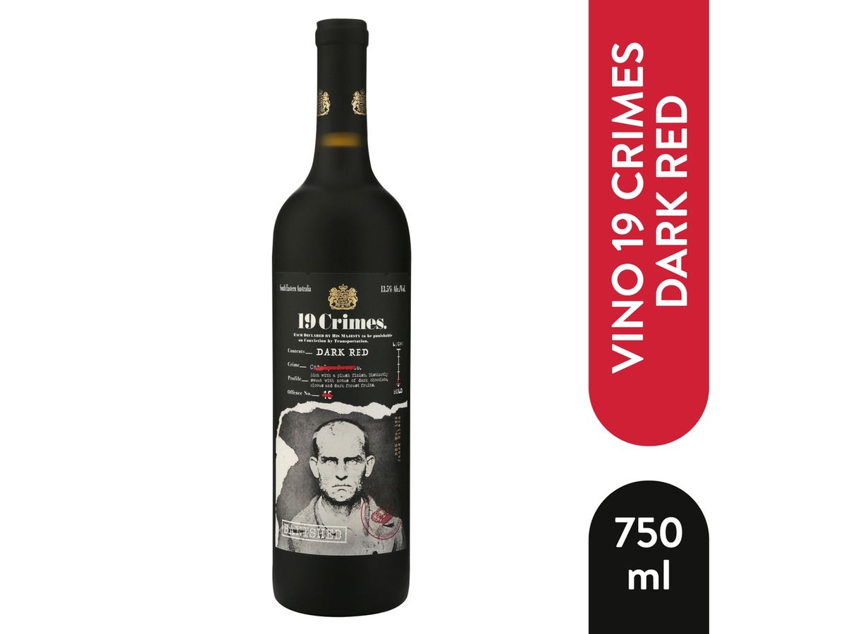 Vino 19 Crimes the banisher dark red -750 ml