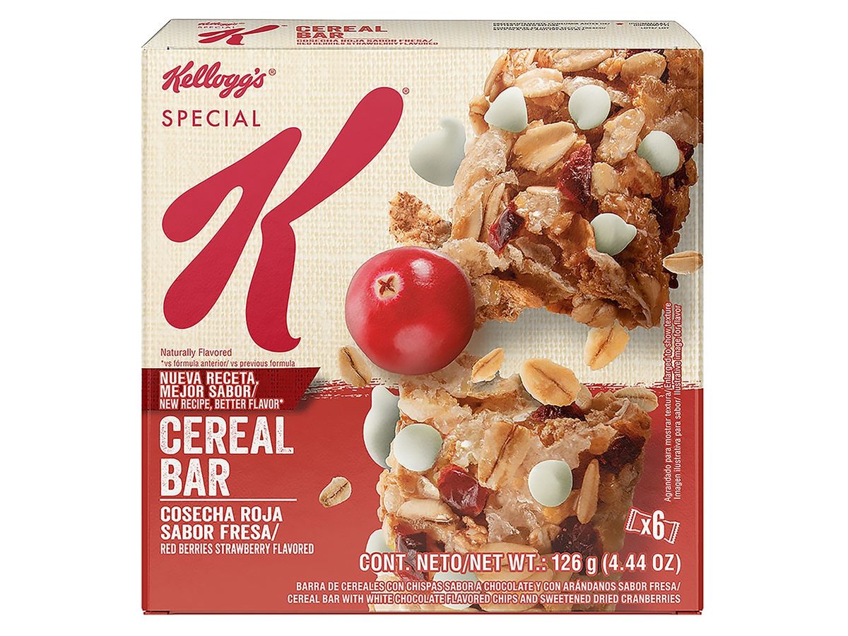 Barras de Cereal Kelloggs Special Cosecha Roja - 126 g