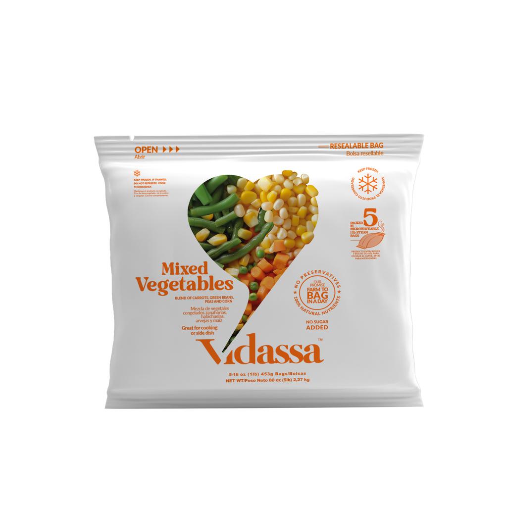 Vidassa Mix de Vegetales 2.26 kg / 5 lb