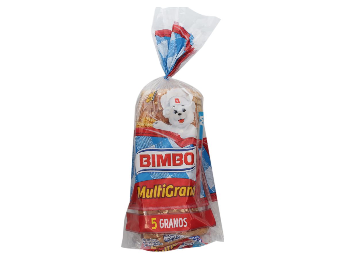 Pan Bimbo Cuadrado Multigranos Mediano - 540 g