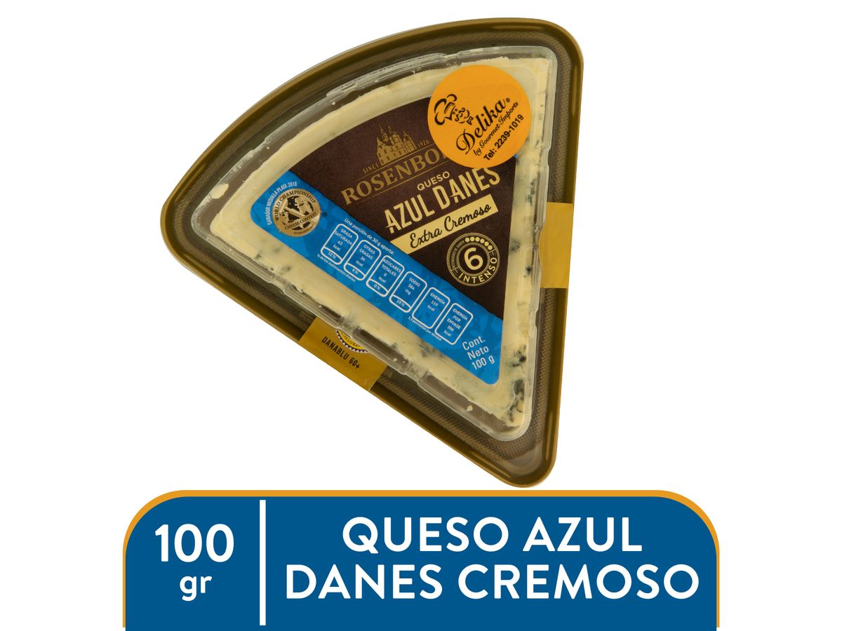 Queso Rosenborg azul danes extra cremoso - 100 g
