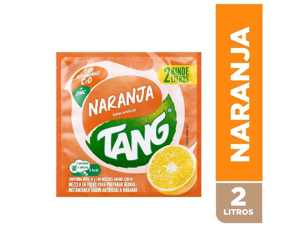 Bebida en polvo Tang de naranja - 13 g