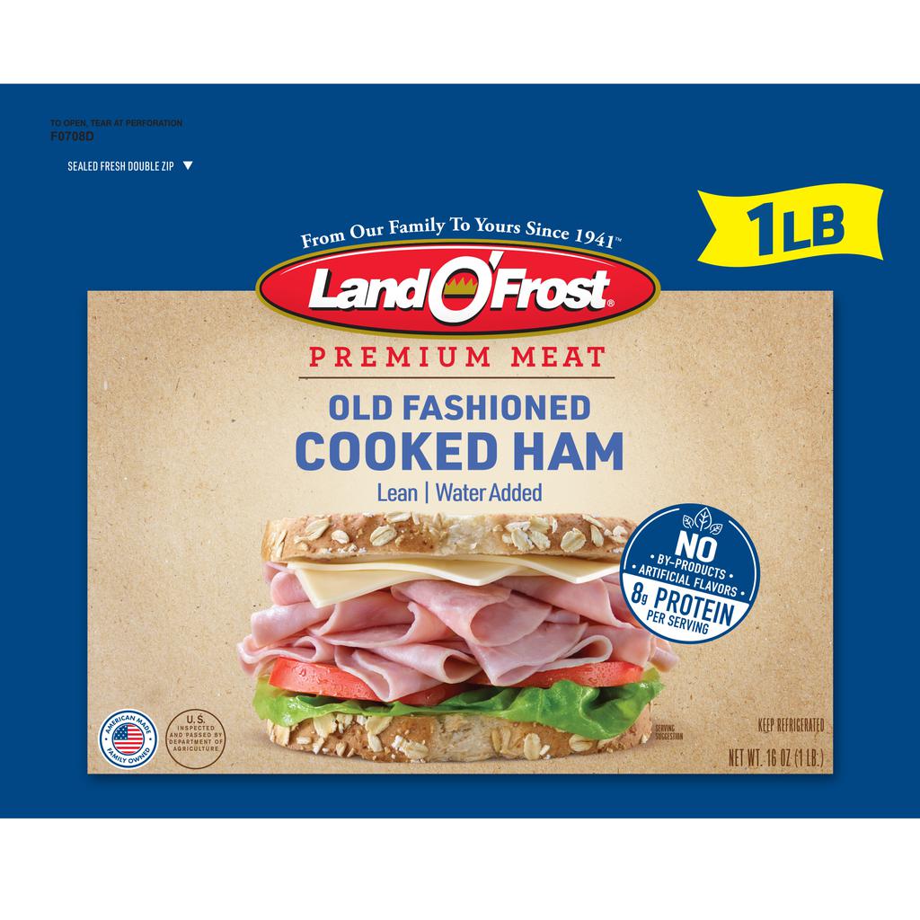 Land O' Frost Jamón Cocido Premium 8 Unidades / 454 g / 1 lb