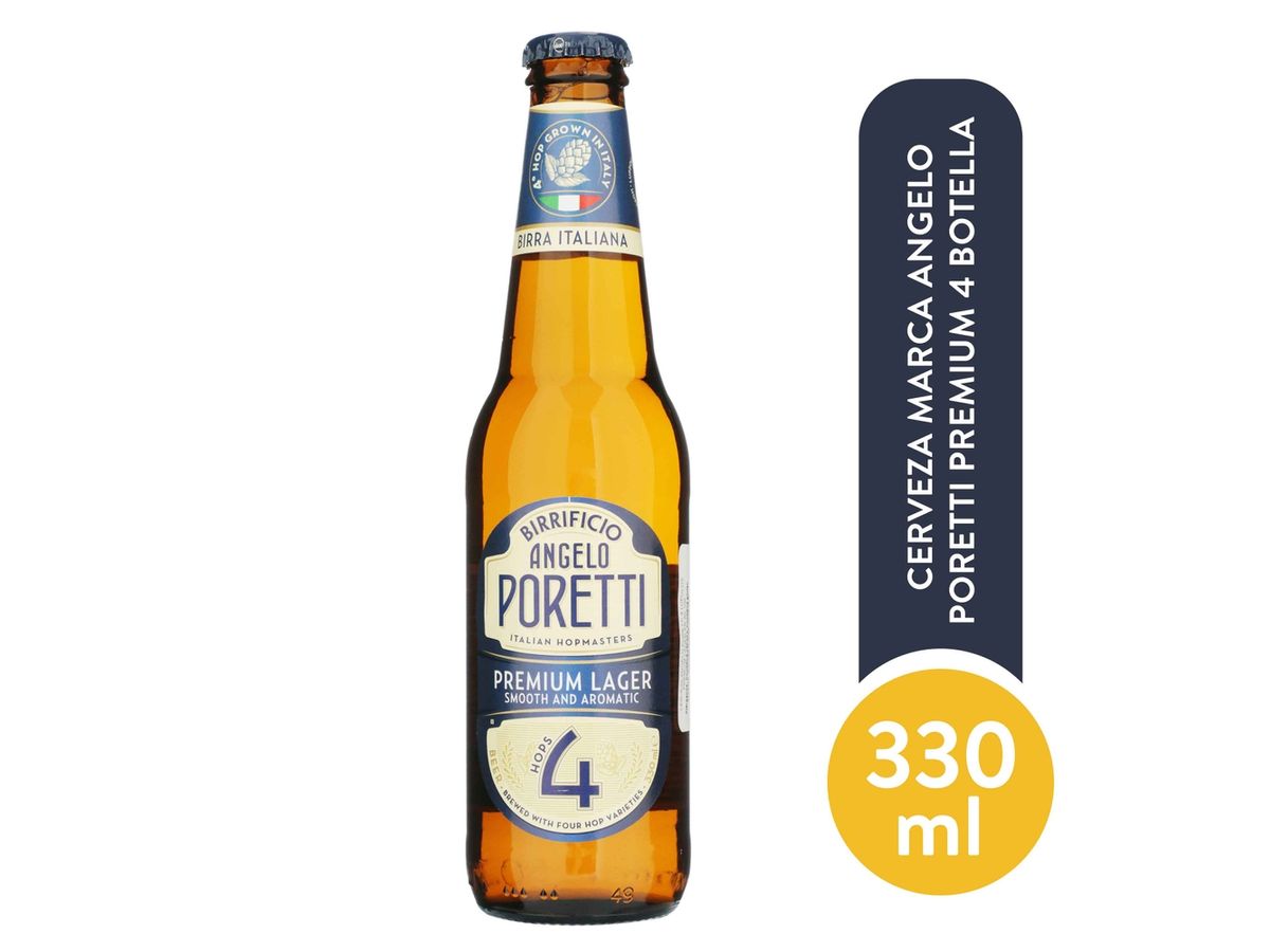 Cerveza Angelo Poretti premium botella - 330 ml