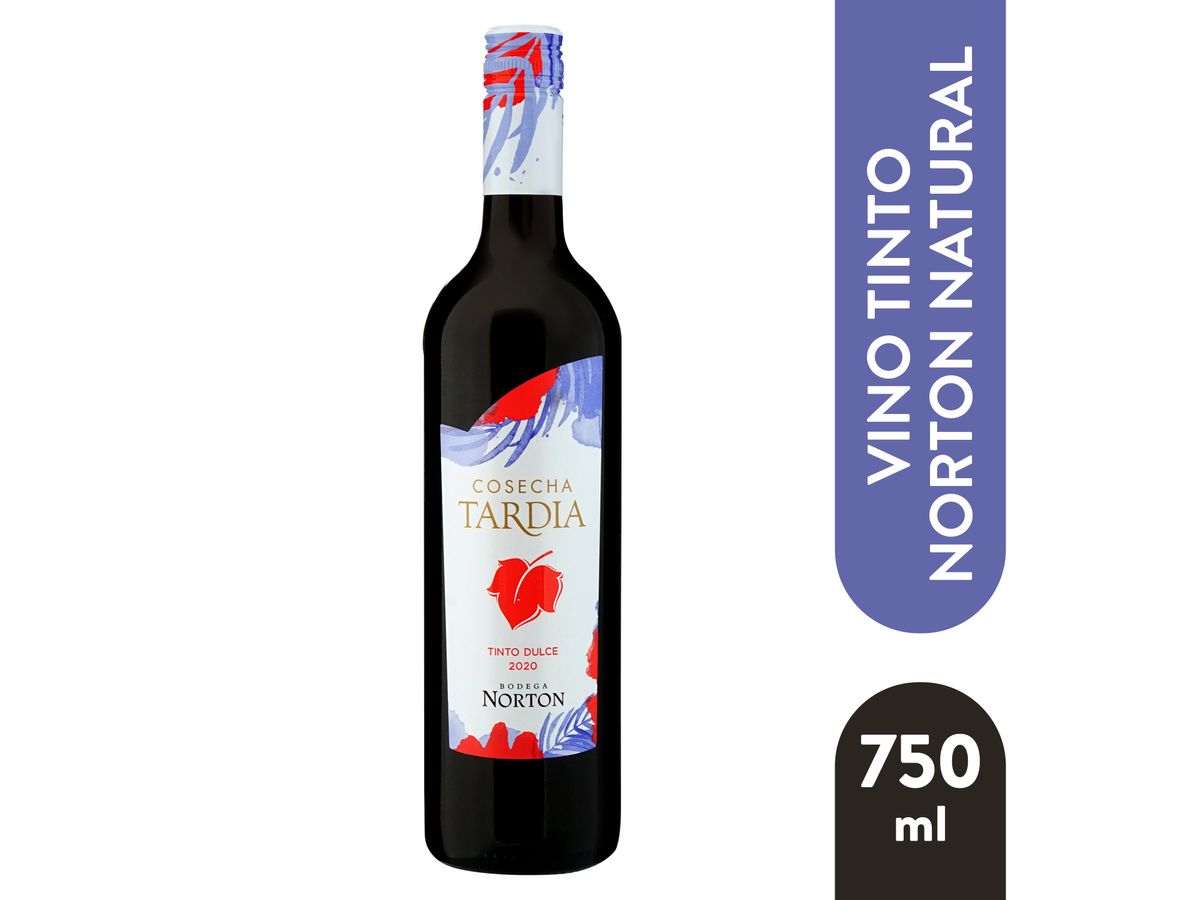 Vino Norton cosecha tardía tinto -750 ml
