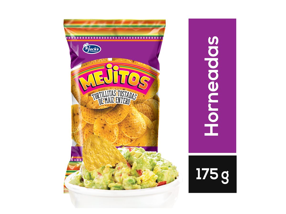 Snack Jack's mejitos tortillas tostadas - 175 g
