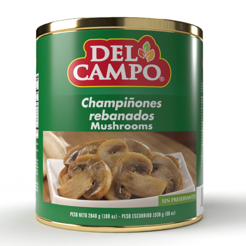 Del Campo Champiñón Rebanado 2.84 kg / 100 oz