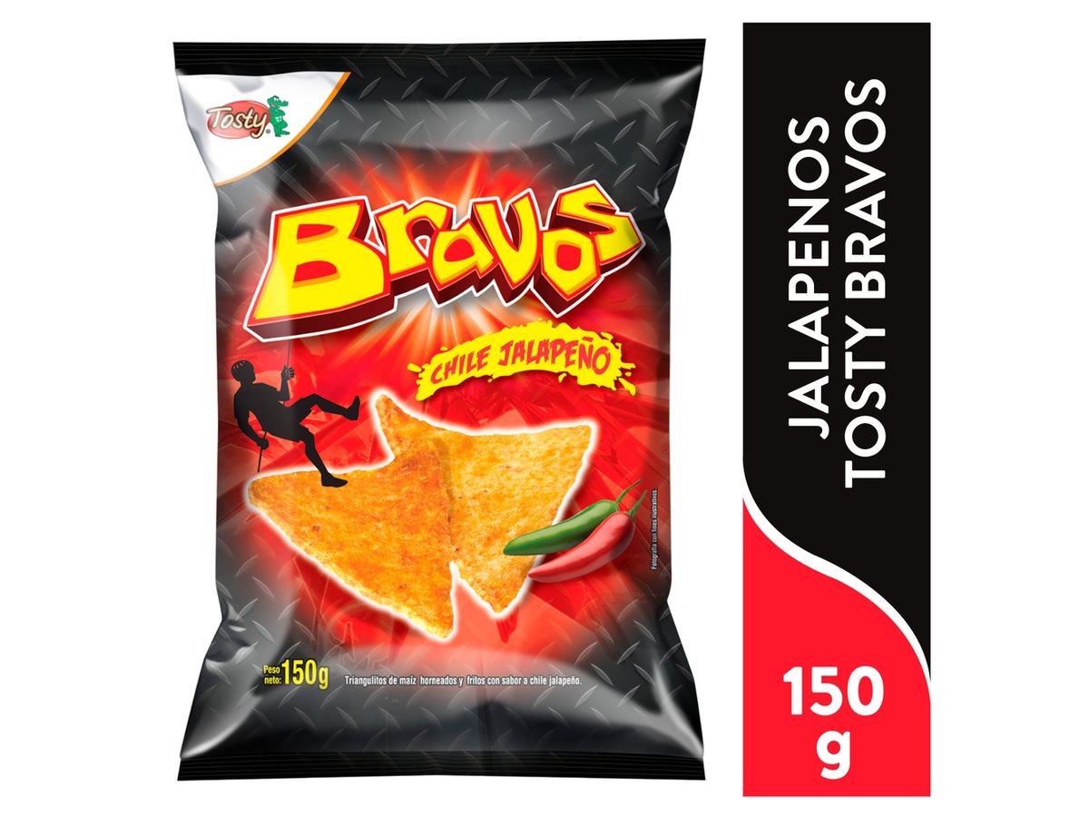 Snacks Marca Tosty Jalapeños - 150 g