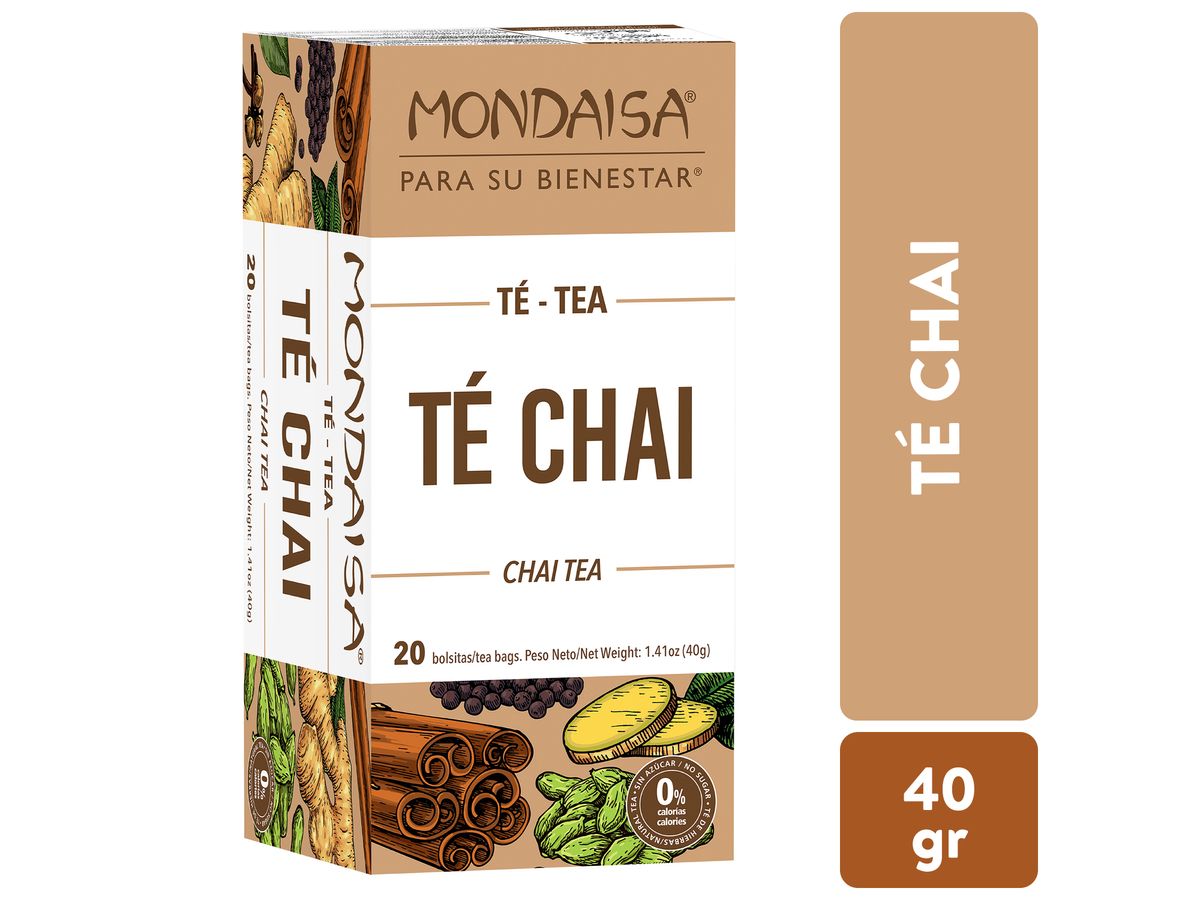Té Mondaisa chai 20 bolsitas - 40 g